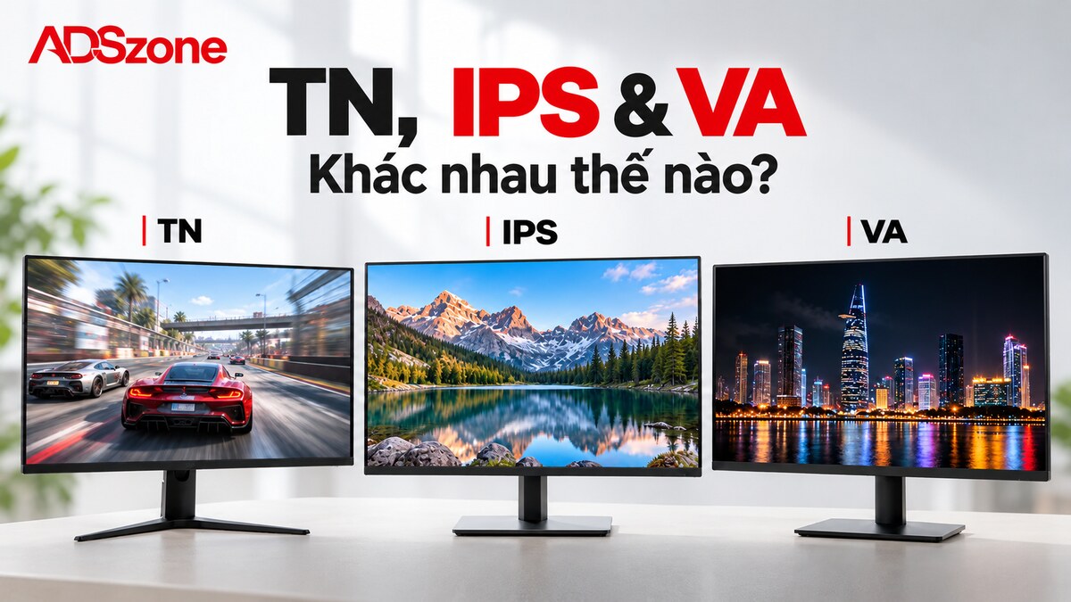 Các loại tấm nền LCD