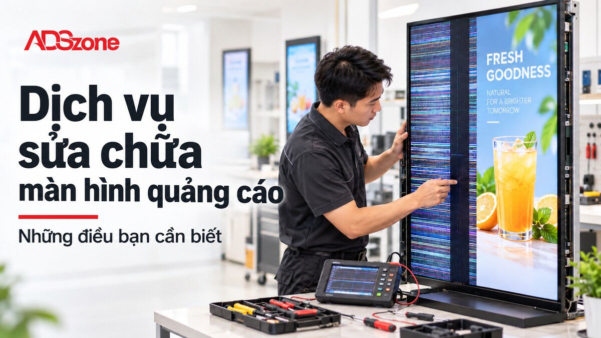 Dịch Vụ Sửa Chữa Màn Hình Quảng Cáo