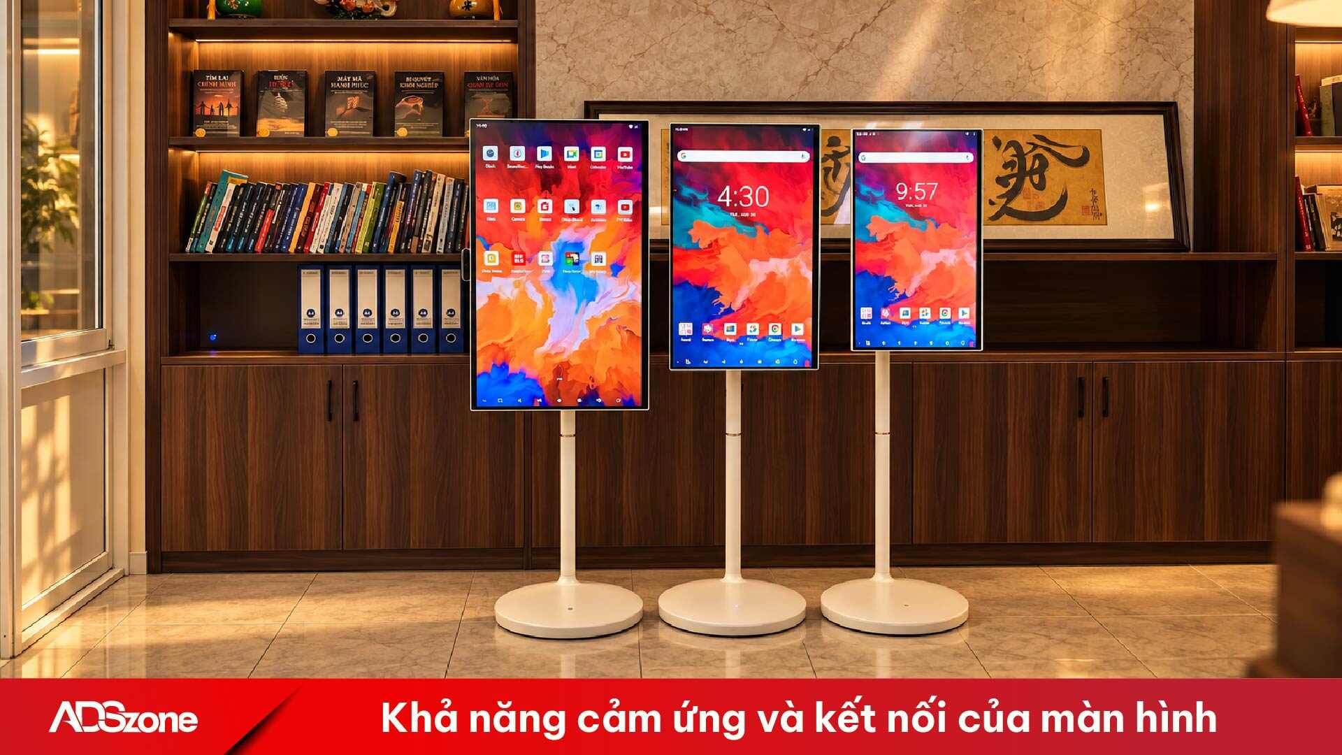 Khả năng cảm ứng đa điểm và kết nối của màn hình cảm ứng 