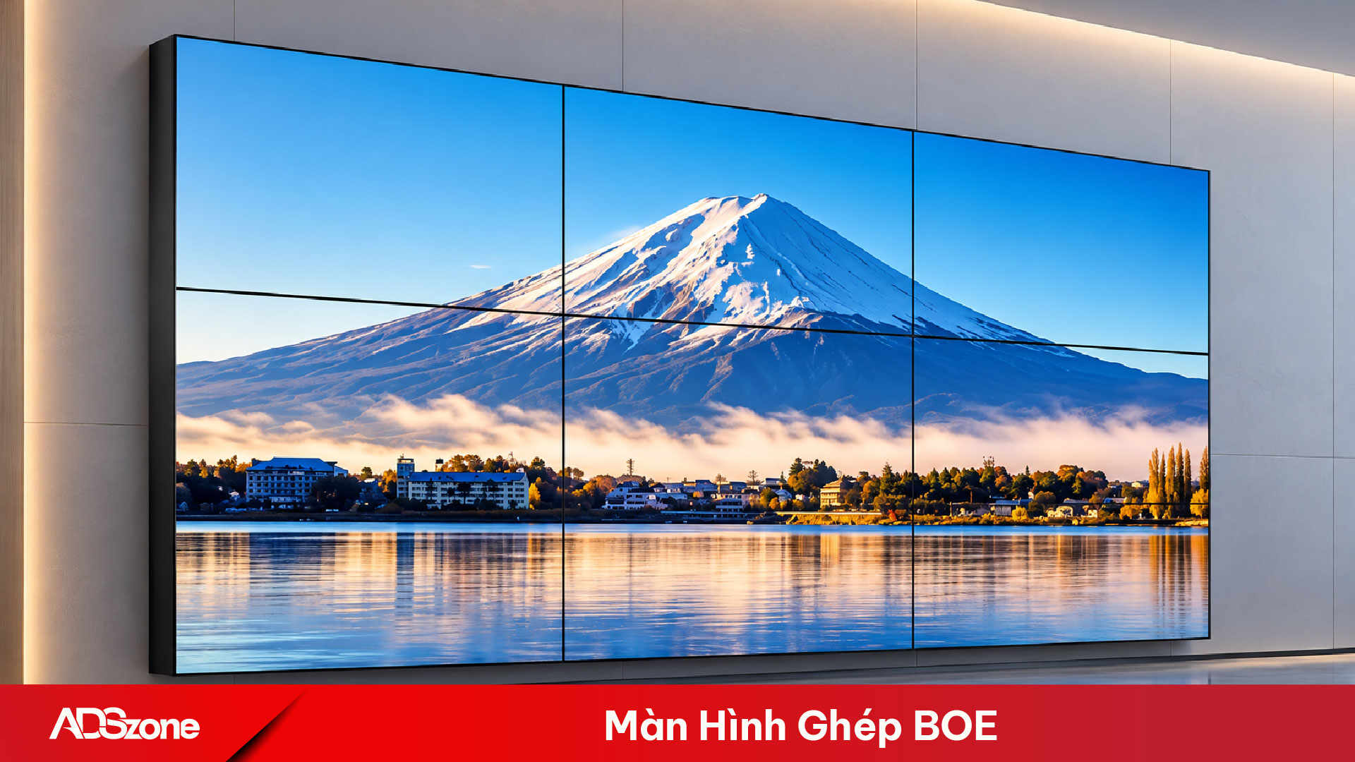 Màn hình ghép BOE đa dạng kích thước, tùy chọn mối ghép hẹp phù hợp nhu cầu hiển thị