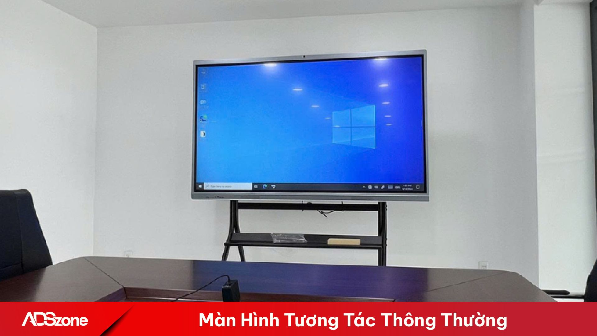 Màn hình tương tác 4K hỗ trợ viết vẽ trực tiếp, ghi chú và chia sẻ nội dung không dây 