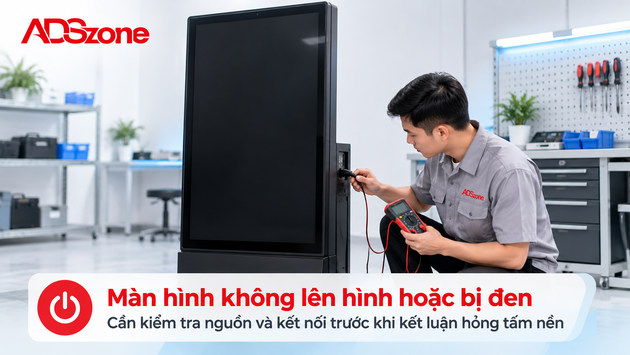 Các lỗi thường gặp ở màn hình quảng cáo