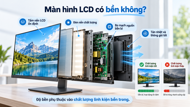Màn hình LCD có bền không?