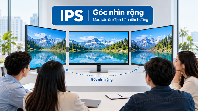 Tấm nền IPS phù hợp với nhu cầu nào?