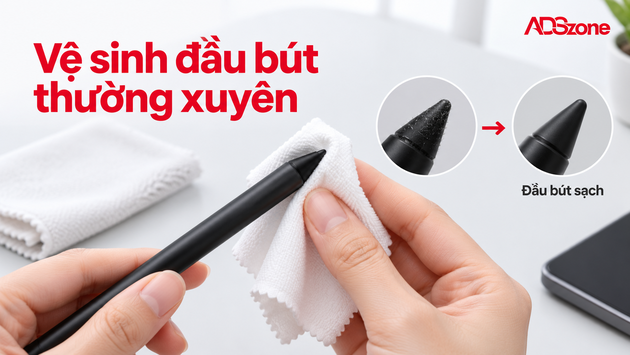 Cách sử dụng và bảo quản bút cảm ứng