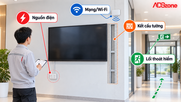 Cần chuẩn bị gì trước khi lắp màn hình