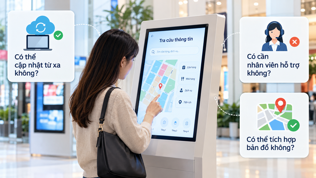 Lợi ích của kiosk tra cứu thông tin đối với doanh nghiệp
