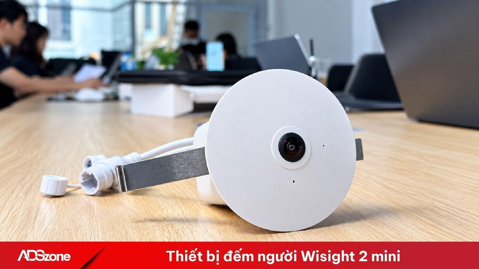 Thiết bị đếm người WISIGHT 2 MINI phục vụ thu thập dữ liệu lưu lượng khách tại cửa hàng và điểm kinh doanh